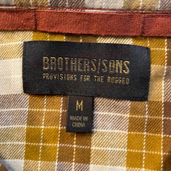 Brothers/Sons Men’s Short Sleeve Button Down Shirt - Picture 3 of 4